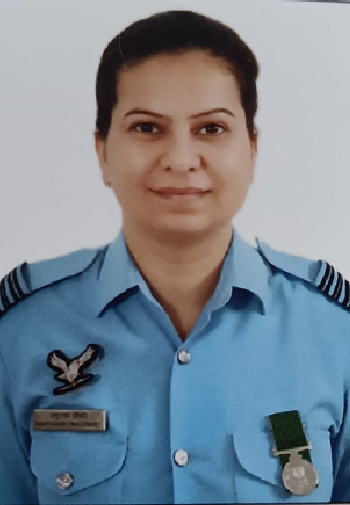 SQUADRON LEADER ANURADHA CHAUDHARY (EX-AIR FORCE)